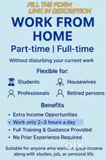 Work from home  Business opportunity for students and fresher
