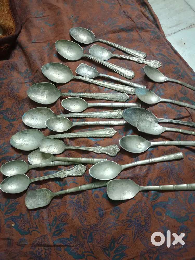Tea spoon 22 pes silver polish