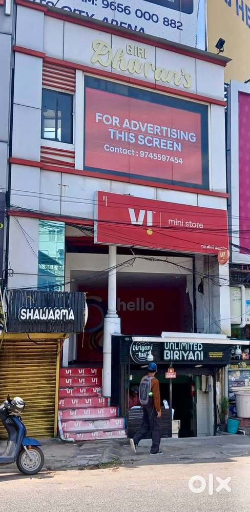 Prime 600 sqft commerical space at Plamoodu Junction, Trivandrum