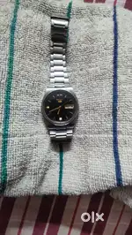 Watch Seiko 5 Balck and gold 21 jewel fully automatic balls