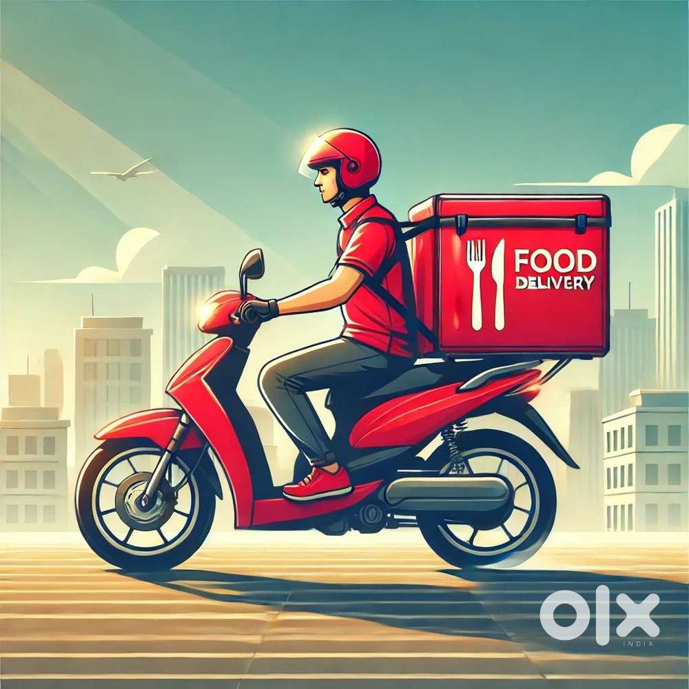 Grocery And Food Delivery Biker