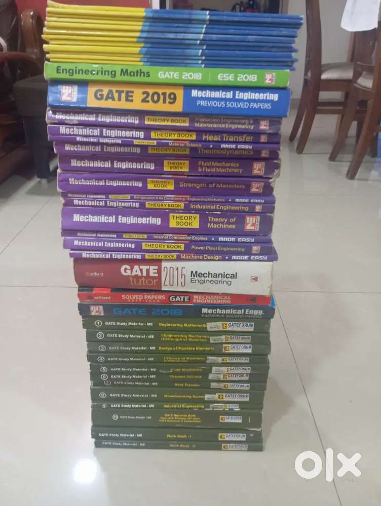 Gate Exam -Books in good condition of MADE EASY AND GATE FORUM CLASSES