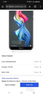 Honor 9N - Less Used - 4GB Ram/128Gb Memory