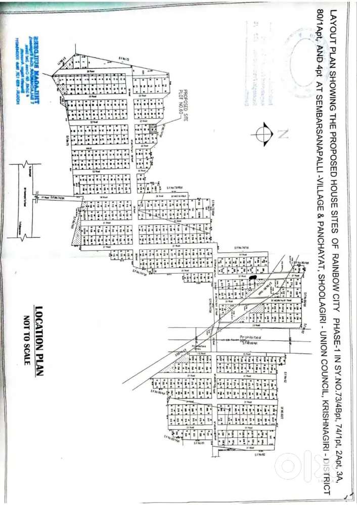 Sollagiri Location 
NH 1.5km Gated community property approved plot