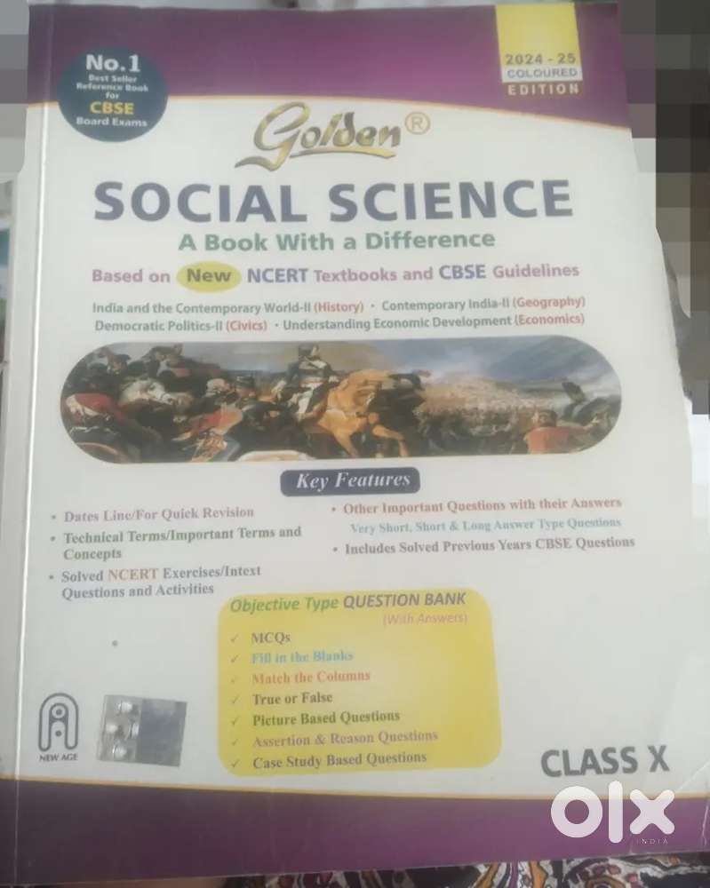 Golden social science book for sale
