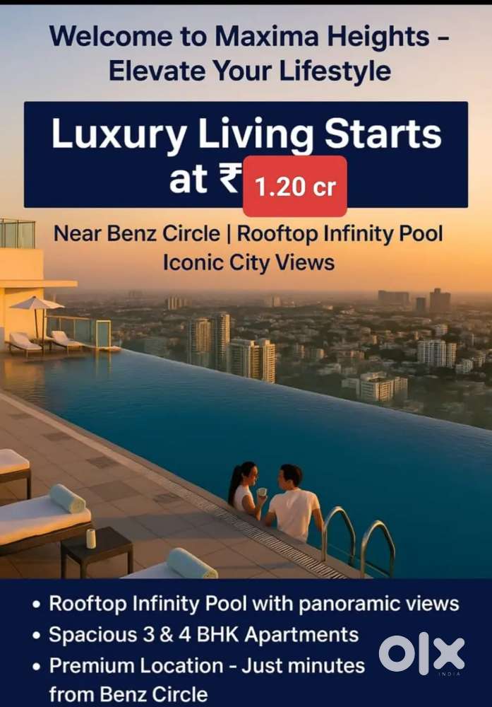 Krishna river view gated community high rise Towers