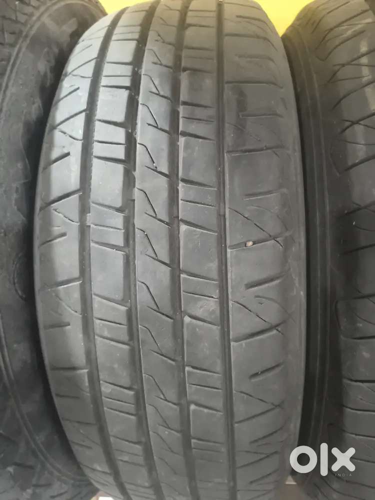 New jesi condition me old tyre