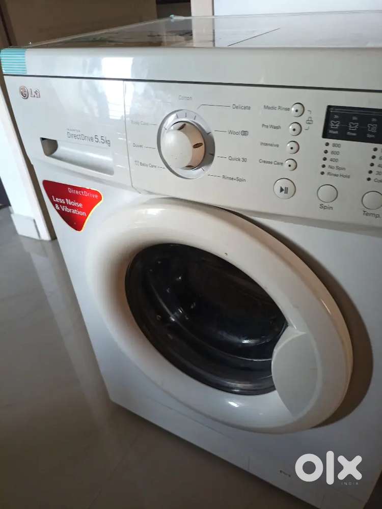 Lg washing machine Front load 5.5. Showing error.
