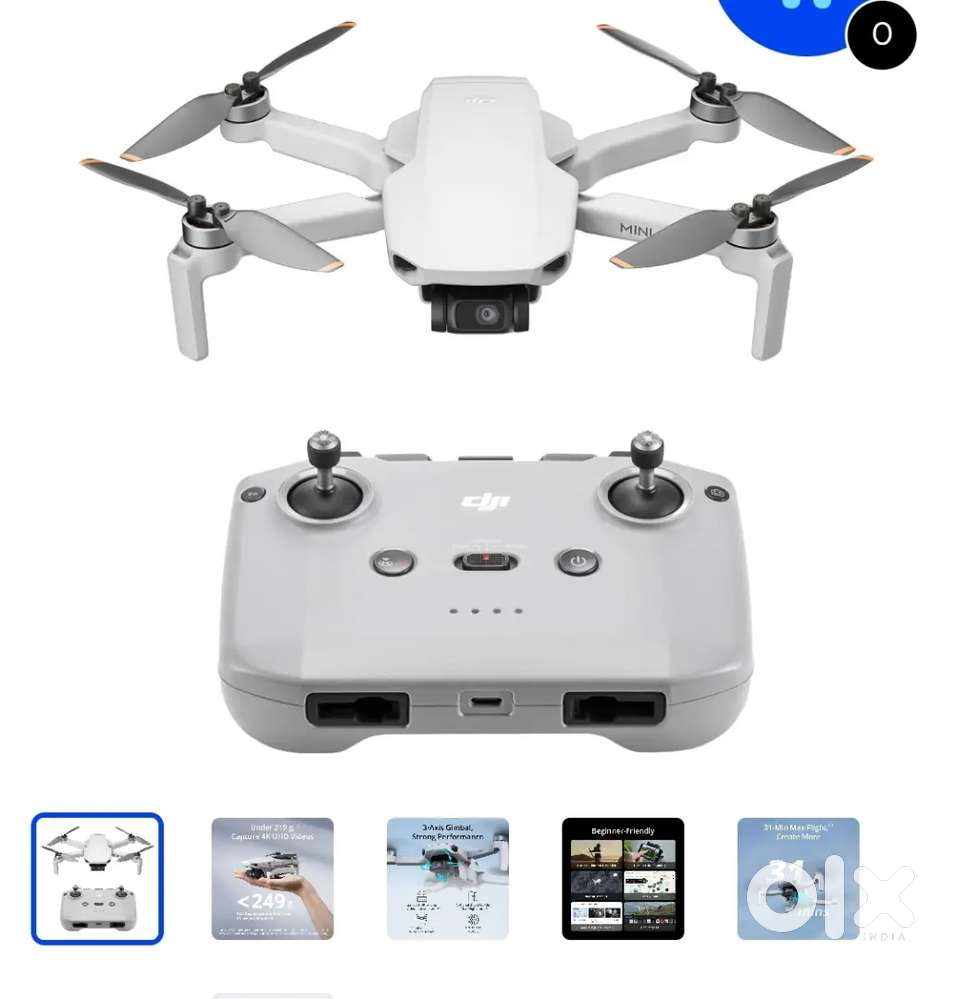 Dji mini 4k drone on rent 3000 a day
