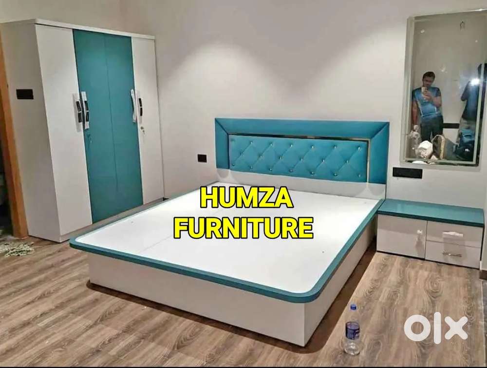 HAMZA FURNITURE New designer stylish look plywood bedroom set
