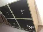 Almirah and folding bed for hostel purposes
