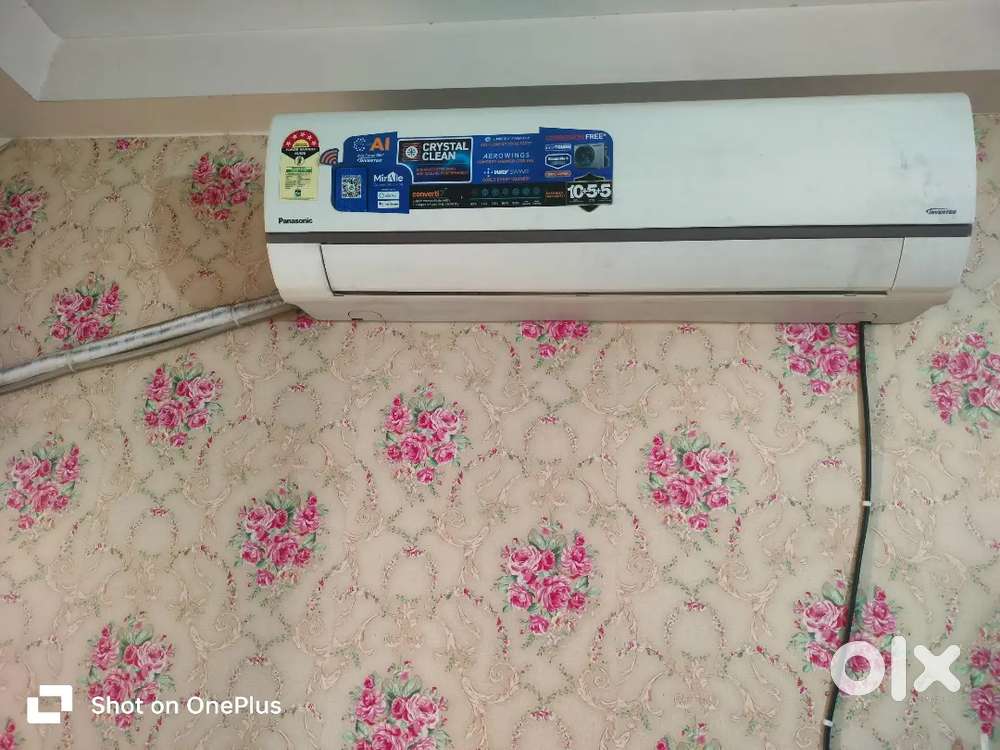 5 star 7 in 1 convertible, inverter with AI, Panasonic AC 1 year old