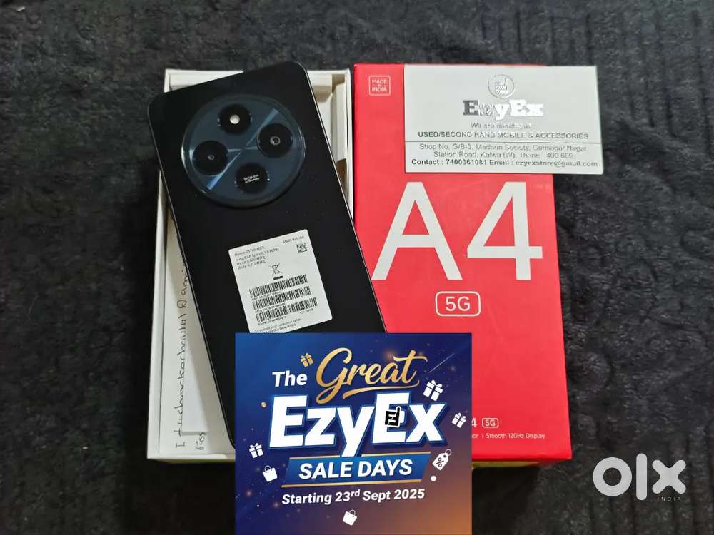 EZYEX SALE - Redmi 4A 5G (4/64 GB) 2 Months Warranty Pending