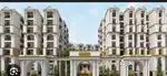 Sale for 4bhk flat semi furnished covered campus near JK hospital.