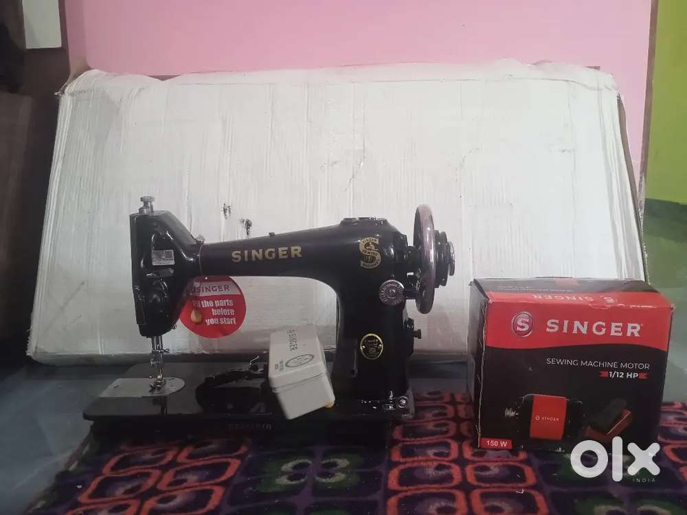 Sewing machine with motor ,table etc.