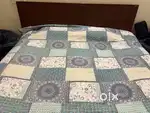 Queen size bed along with mattress