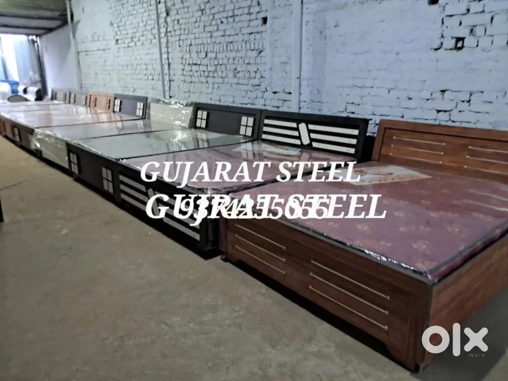 Fancy brand new double bed box bed