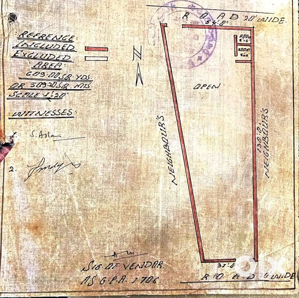 Plot for sale with one slap