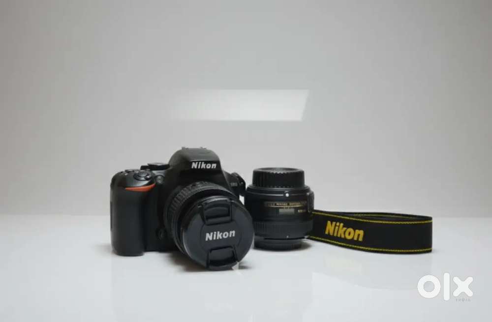 Nikon D3500 with Two lenses 18-55mm and 50 mm