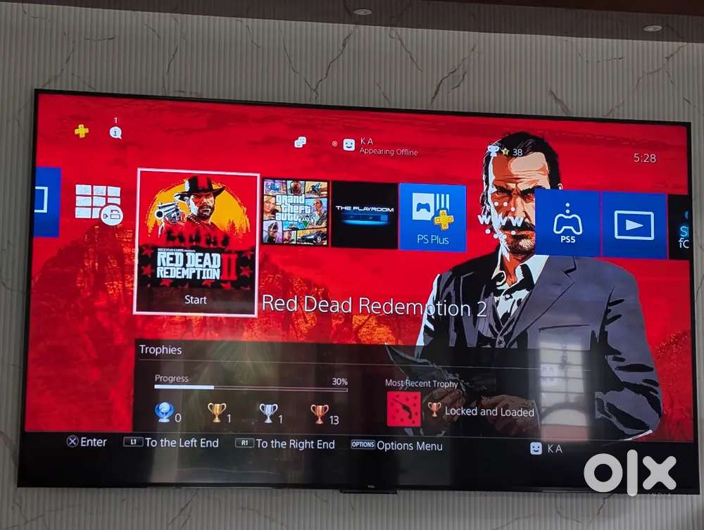 PS4 Slim with RDR2, GTA 5 and more (Games worth 13k)