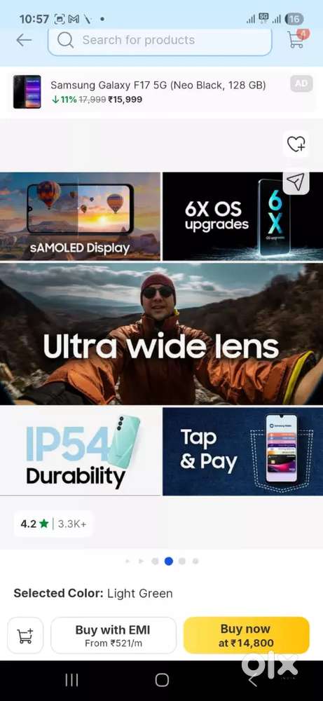 A16 8/128 gb