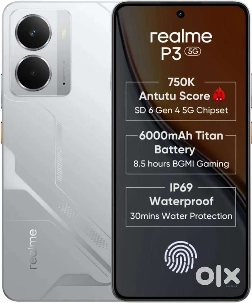 Realme P3 Smartphone – 8GB RAM, 128GB Storage – Excellent Condition