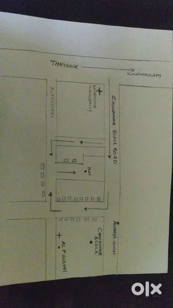 Plot for sale at kunnamkulam- kanipoayoor