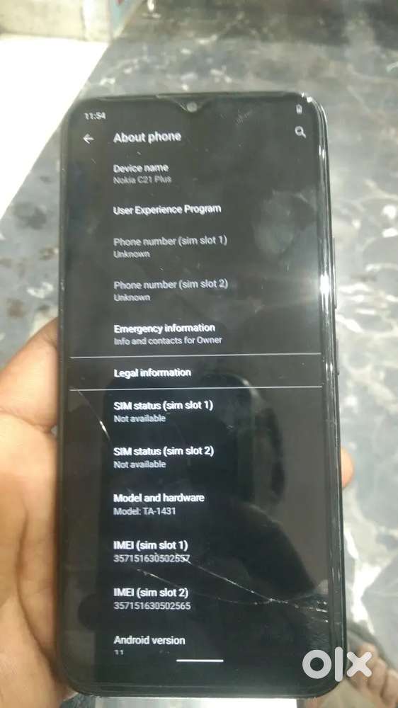 Touch crack 4/64 working good battery good