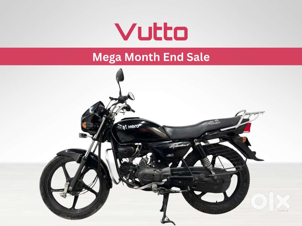 Hero Splendor Plus Self Alloy i3S (2000), 6 Months Warranty