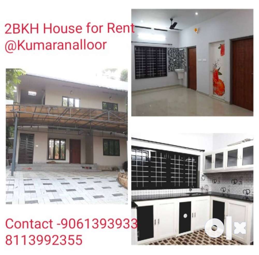 2 BHK for rent at Kumaranalloor (Family or Executive Bachelor)