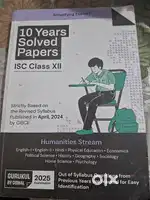 Class 12 isc 10 year humanities stream
