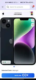 Iphone 14 brand new with sealed box