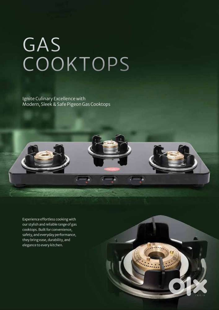 PIGEON GAS COOKTOPS FOR IMMEDIATE SALE - GAS STOVES - AUTO IGNITION