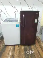 LG 200ltrs single door refrigerator & LG top load washing machine@1\0