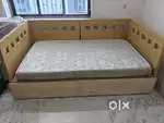Double Bed 6.5 foot×6 foot with mattress brand new condition