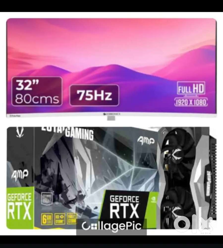 Monitor box pack okay working