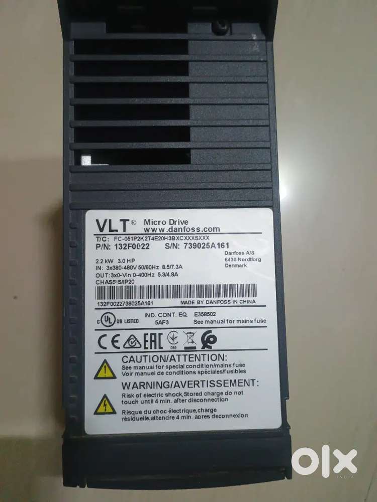 Danfoss VLT Micro Drive FC-051 (2.2kW / 3HP) – Good Condition