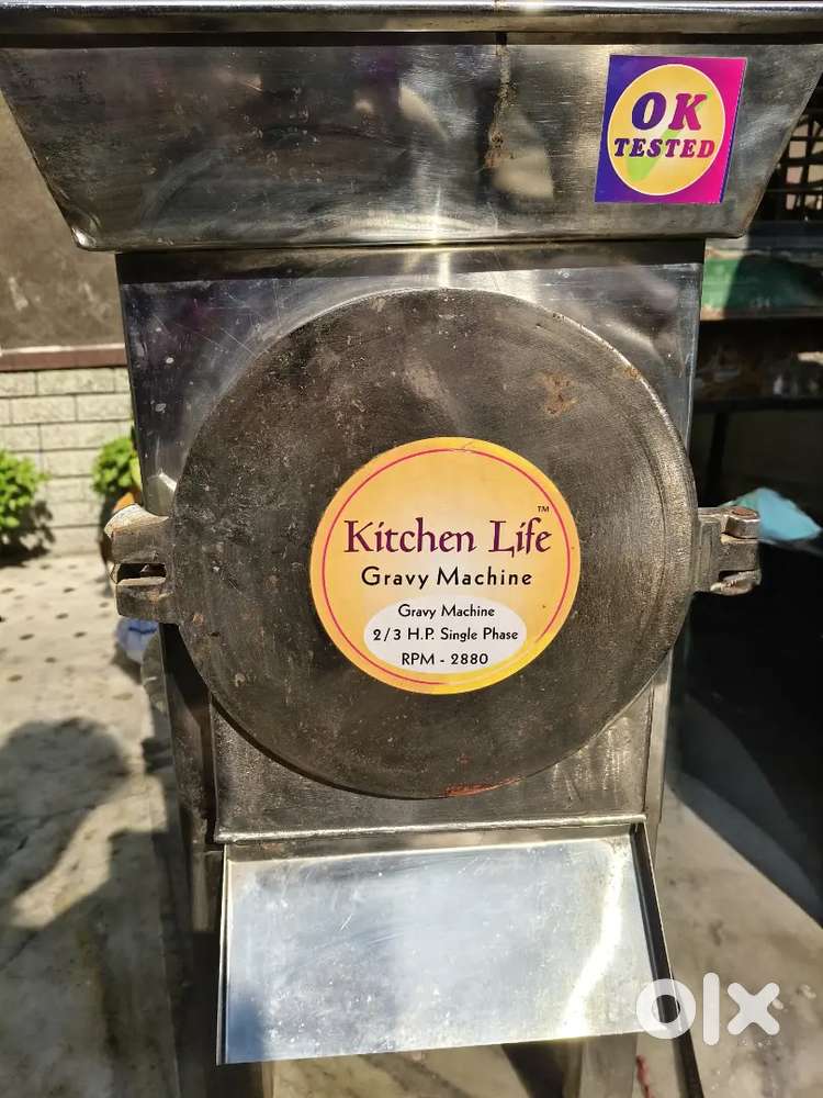 Heavy gravy and grinding machine