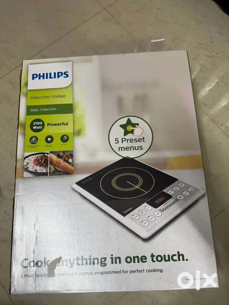 Brand New Philips Induction Cooker – 5 Preset Menus – Unused & Sealed