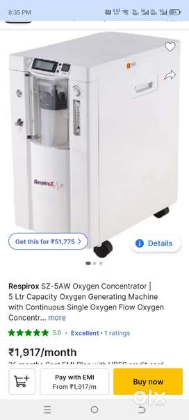 Respirox oxygen concentrator SZ5AW 5 litar
