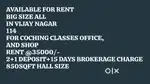 Very good location for use office,class ,shop.