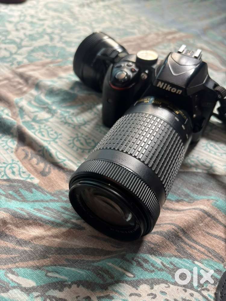 Nikon with lens