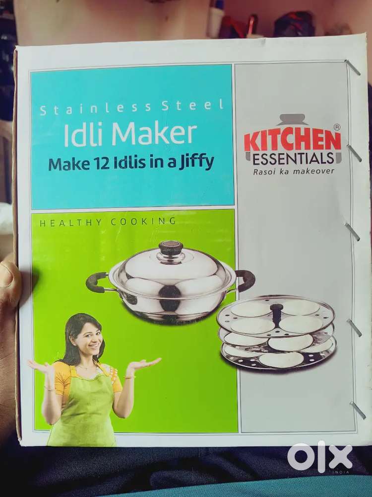 Steenless steel idly maker