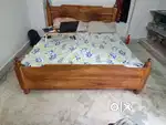 Teak Double Bed