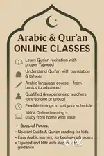 Quran & Arabic Online Learning Classes