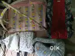 Baby items combo pack–Carry Cot,Baby Bedding,Play Gym &Feeding Pillow