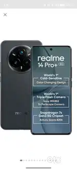 Realme 14 pro plus 8/256 brand new
