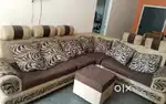 L-Shaped Sofa Set in Excellent Condition – Urgent Sale!