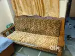 3+1+1 Wooden Sofa