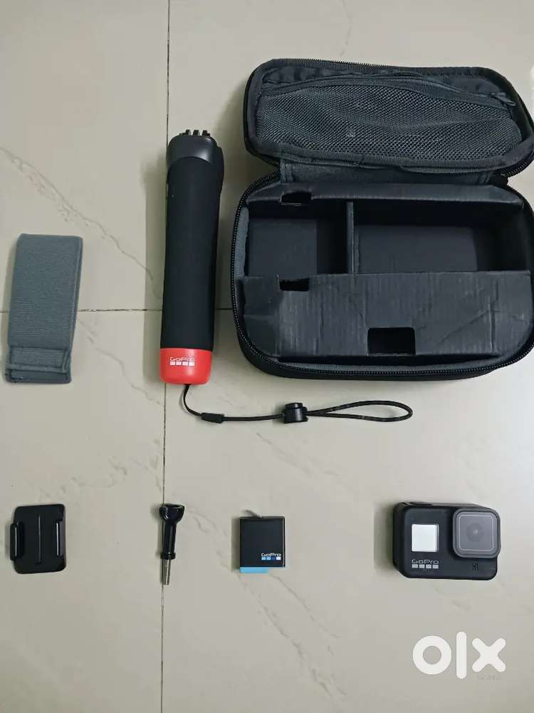 GoPro 8 with accessories in excellent condition